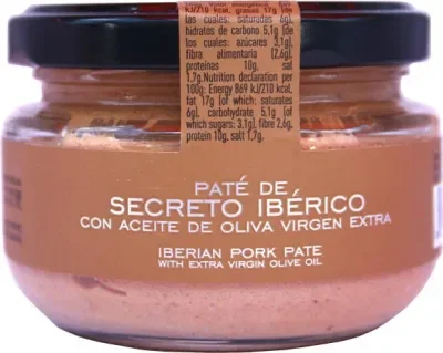 Iberian pork pate with olive oil 120g