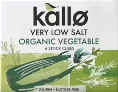 Kallo Very Low Salt Organic Vegetable Stock Cubes 60g