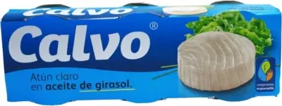 Light Tuna in sunflower oil  3 x 80g