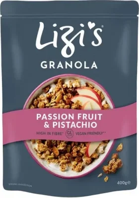 Lizi's Granola Passion Fruit & Pistachio 400g