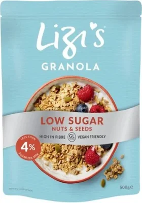Lizi's Granola Low Sugar Nuts & Seeds 500g