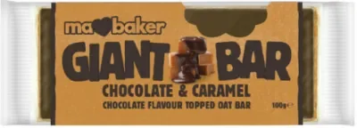 Ma Baker Chocolate & Caramel Giant Bar 100g