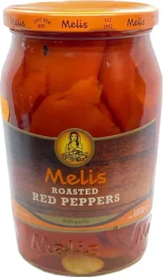 Melis Roasted Red Peppers with Garlic