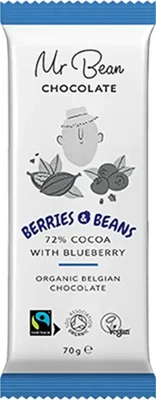 Mr.Bean Berries & Beans Chocolate Bar 70g