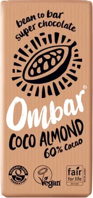 Ombar Coco Almond 60% Cacao 70g