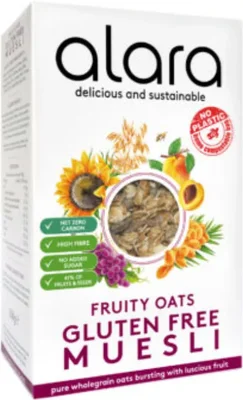 Organic Alara Fruity Oats Gluten Free Muesli 500g