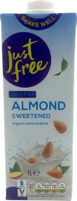 Just Free Organic Almond drink 1 Litre