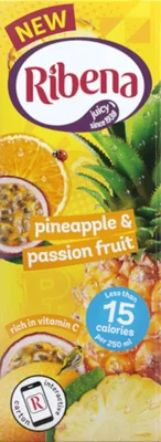 Pineapple & Passion Fruit Ribena Juice 3 X 250ml