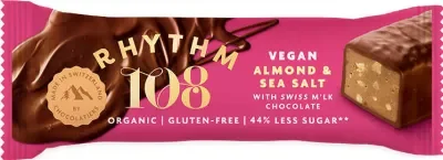 Rhythm 108 Almond & Sea Salt Bar 33g