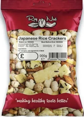Roy Nut Japanese rice crackers