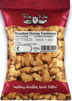 Roy Nut Roasted honey cashews