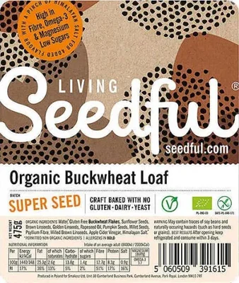 Seedful Organic Super Seed Buckwheat Loaf 475g