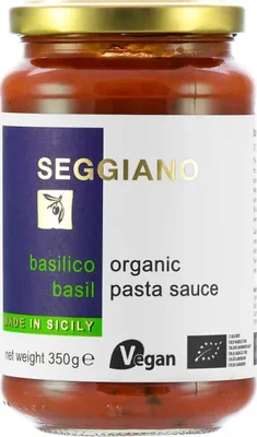 Seggiano Organic Aubergine Pasta Sauce 350g