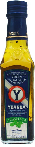 Ybarra Basil Extra Virgin Olive Oil 250ml