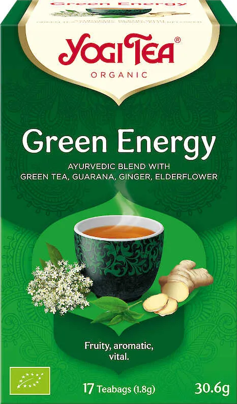 Yogi Tea Organic Green Energy Tea 17 Bags