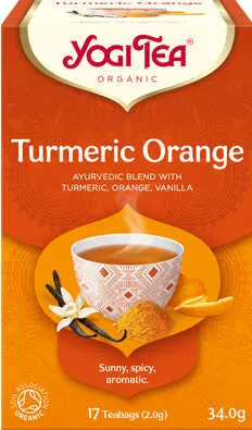 Yogi Tea Organic Turmeric Orange Tea 17 Bags